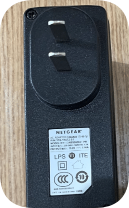 *Brand NEW*Original NETGEAR RAX120 AX80 power adapter 19V3.16A large port needle-free charger cable