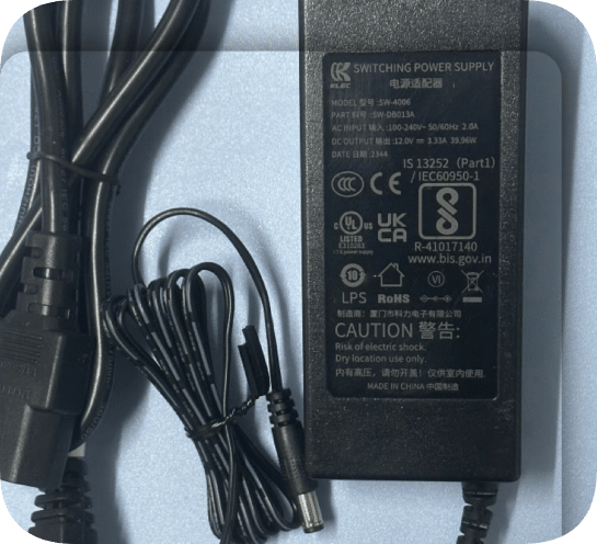 *Brand NEW*SW-4006 Power Adapter Keli 12V 3.33A Power Cord 5.5*2.1mm