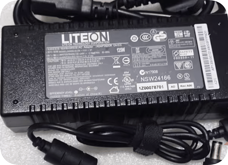 *Brand NEW*LITEON Liteon 19V7.1A power adapter universal 19V6.32A large-mouth needle-free charging cable trans