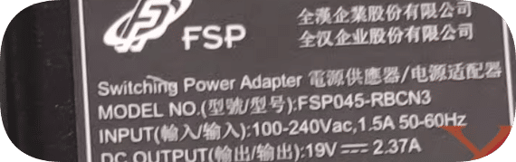 *Brand NEW*FSP FSP045-RBCN3 19V 2.37A power adapter Acer ACER charging line transformer 5521 port
