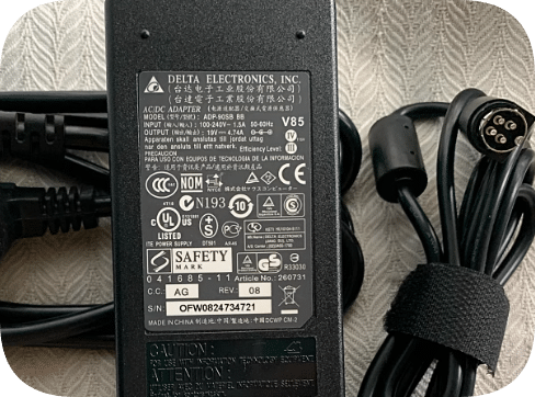 *Brand NEW*Delta ADP-90MD H 19V 4.74A 4-pin round port 4-pin power adapter switch cable