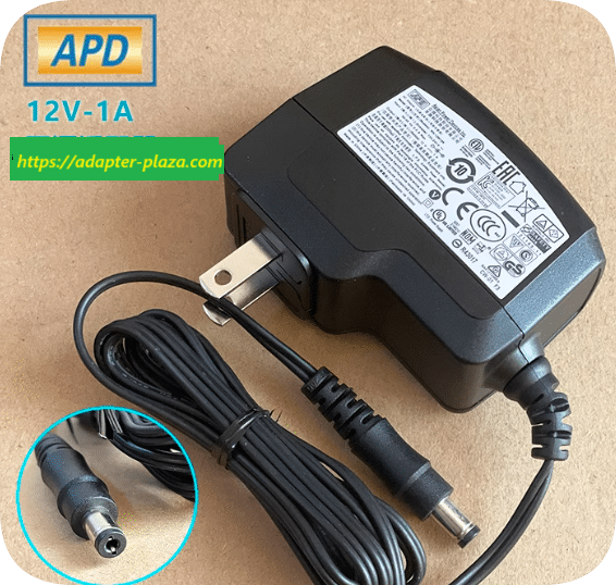 *Brand NEW*Original APD Asian Power Source 12V 1A Power Adapter AP Charger WA-12M12R 5.5*2.1 US and European R