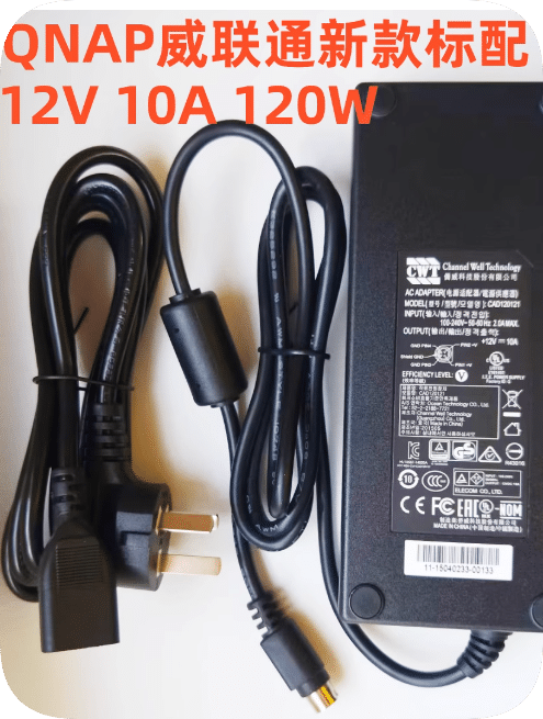 *Brand NEW*QNAP TS-932X Power Supply 12VDC 10A 120W Network Storage AC Adapter NAS