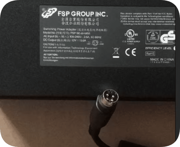 *Brand NEW*Guangdong Ocean AYC47941 Suitable for FSP180-AHAN1 12V15A four-pin power adapter charger power cord