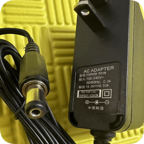 *Brand NEW*Suitable for Sartorius scientific instruments 15V 0.53A internal negative power adapter BCE224I-1CC