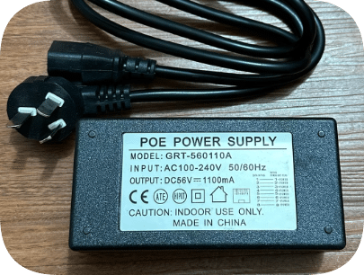 *Brand NEW*DC56V1.1A POE power adapter module GRT-560110A Gigabit POE power supply DC56V1100mA