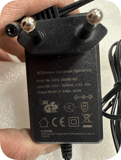 *Brand NEW*Hongqi Robot Vacuum Cleaner Power Cord European Standard 26.5V 0.69A Charger GQ18-265069-AG