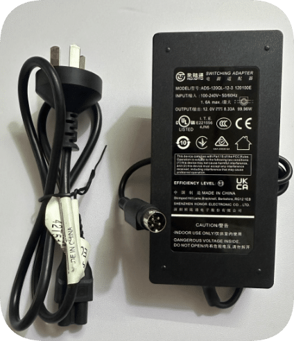*Brand NEW*HOIOTO 12V8.33A 100W power adapter left negative right positive four-pin plug 4-core port charging *Brand NEW*HOIOTO 12V8.33A 100W power adapter left negative right positive four-pin plug 4-core port charging