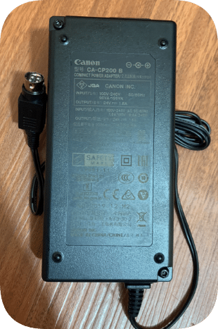 *Brand NEW*24V 1.8A Canon CANON Scanner Power Adapter 9900F DR-F120 M140 160X10C Data Cable CA-CP200 B