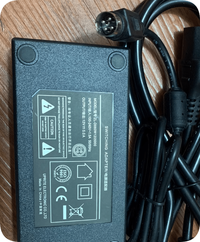 *Brand NEW*Zhilu 12V5A four-pin cash register power adapter ZL-D060W1205000 charger 60W *Brand NEW*Zhilu 12V5A four-pin cash register power adapter ZL-D060W1205000 charger 60W