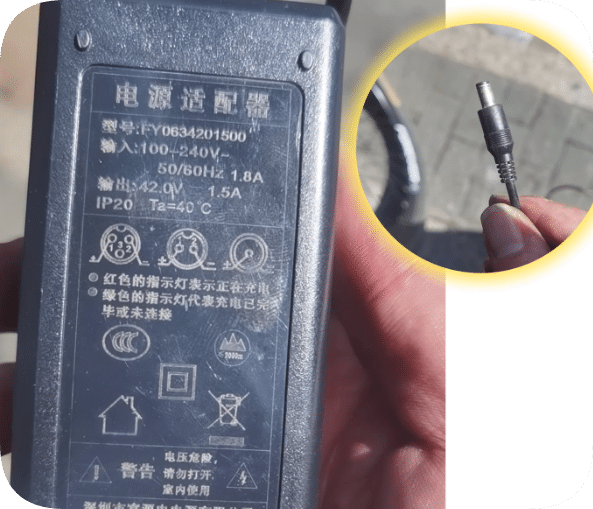 *Brand NEW*42V1.5A lithium battery charger FY0634201500 power adapter battery charger