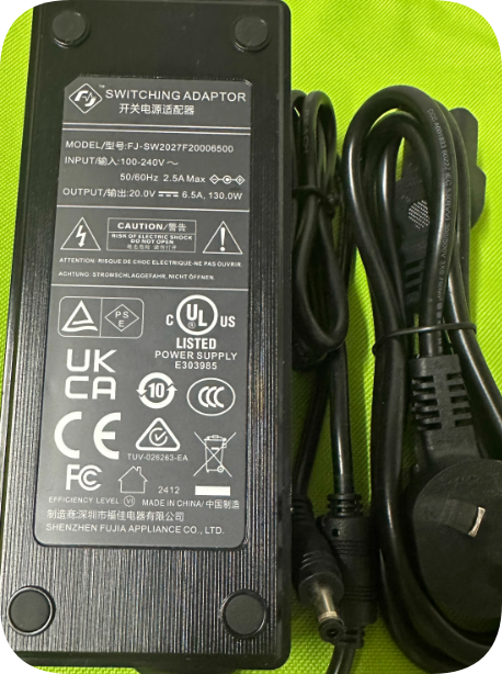 *Brand NEW*FJ-SW2027F20256500 power adapter 20V 6.5A power cord round hole 5.5*2.5mm charger cable *Brand NEW*FJ-SW2027F20256500 power adapter 20V 6.5A power cord round hole 5.5*2.5mm charger cable