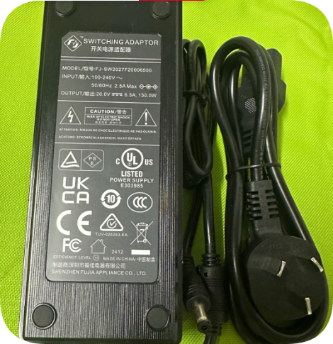 *Brand NEW*Fujia 20V6.5A130W round port 5.5*2.5mm plug power adapter FJ-SW2027F20006500 *Brand NEW*Fujia 20V6.5A130W round port 5.5*2.5mm plug power adapter FJ-SW2027F20006500