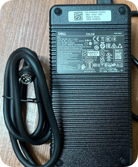 *Brand NEW*DELL KJ-1901368A All-in-one power adapter 19V17.368A charger transformer line 19.5V 16.92A 330W LA3