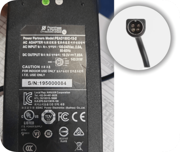 *Brand NEW*EDAC Power Adapter 19V 7.89A 4-pin PEAD150C-13.2 PEAD150C-13.2-200W