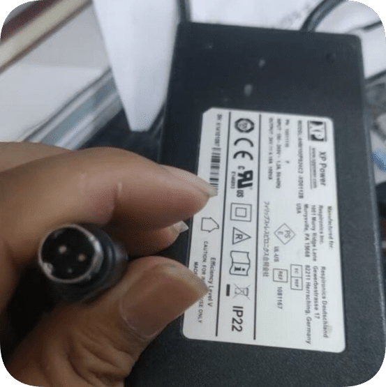 *Brand NEW*Suitable for XP AHM100PS24C2-XD0112B power adapter 24V4.16A round port three-pin charger