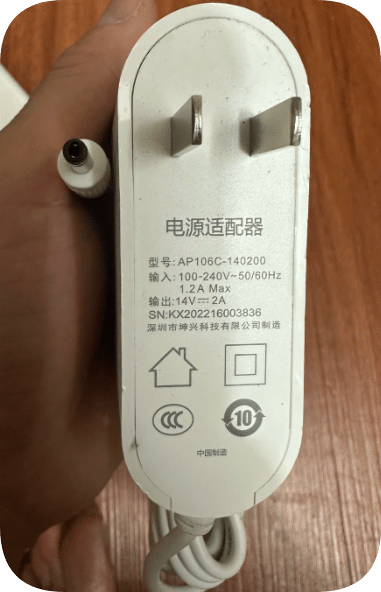 *Brand NEW*AP106C-140200 power adapter 14V2A interface 4.0*1.7mm charger cable transformer cable