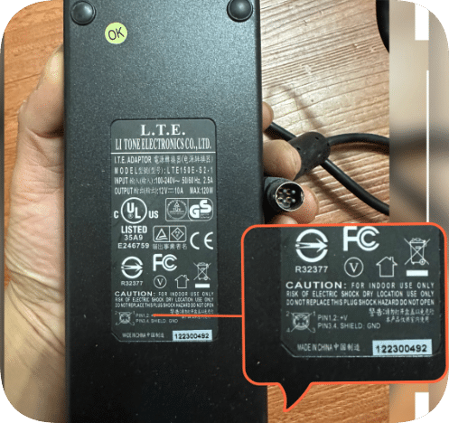 *Brand NEW*L.T.E. power converter model LTE150E-S2-1 output 12V10A MAX:120W four-pin 4-core *Brand NEW*L.T.E. power converter model LTE150E-S2-1 output 12V10A MAX:120W four-pin 4-core