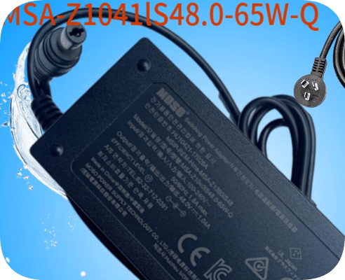 *Brand NEW*MOSO 48V 1.04A Power Adapter MSA-Z1041lS48.0-65W-Q Hikvision VCR Charging Cable Transformer