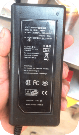 *Brand NEW* applicable model: JC4802 48V 2A PoE switch charging cable transformer 48V 2A power adapter