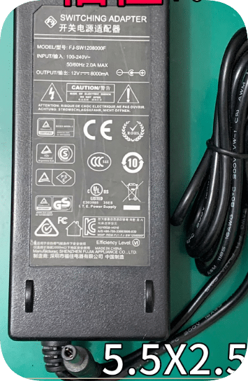 *Brand NEW*Compatible with Switching Adapter KT-D100001208000 FJ-SW1208000F 12V 8.0A 8A ac adapter