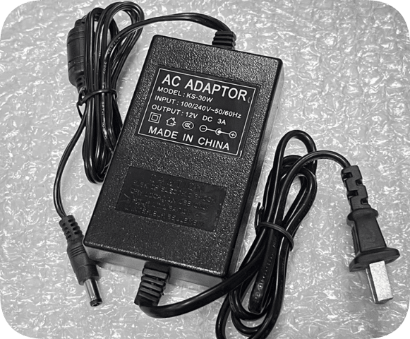 *Brand NEW*KS-30W 12V 3A Power Adapter for LED LCD Display Grill Power Cord (Round Hole 5.5*2.5mm)