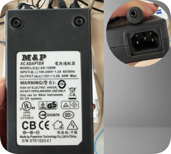 *Brand NEW*AD-1260B 12V 5A 60W Round Port Power Adapter Charger Cable Transformer ACADAPTER