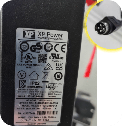 *Brand NEW*XP Power HU10860-12001A/AHM85PS12-XA0524 12V 7.08A 4-pin XP Power Adapter AHM85PS12 Power Transform *Brand NEW*XP Power HU10860-12001A/AHM85PS12-XA0524 12V 7.08A 4-pin XP Power Adapter AHM85PS12 Power Transform