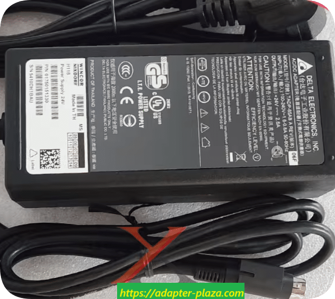 *Brand NEW*Delta 24V 2.6A Power Adapter TADP-65AB A 3-pin 3-core Plug Printer Charging Cable Transformer