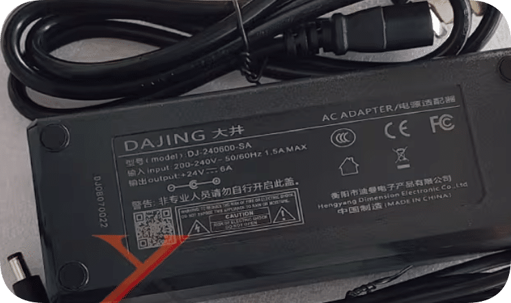*Brand NEW*DAJING DJ-240600-SA 24V 6A Power Adapter Charging Cable 144W DC/DC Transformer