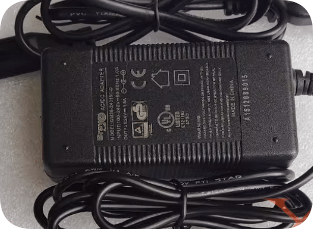 *Brand NEW*Brav 24V1.5A power adapter, Guanyuda GM36-240150-D charging cable, DC transformer 36W
