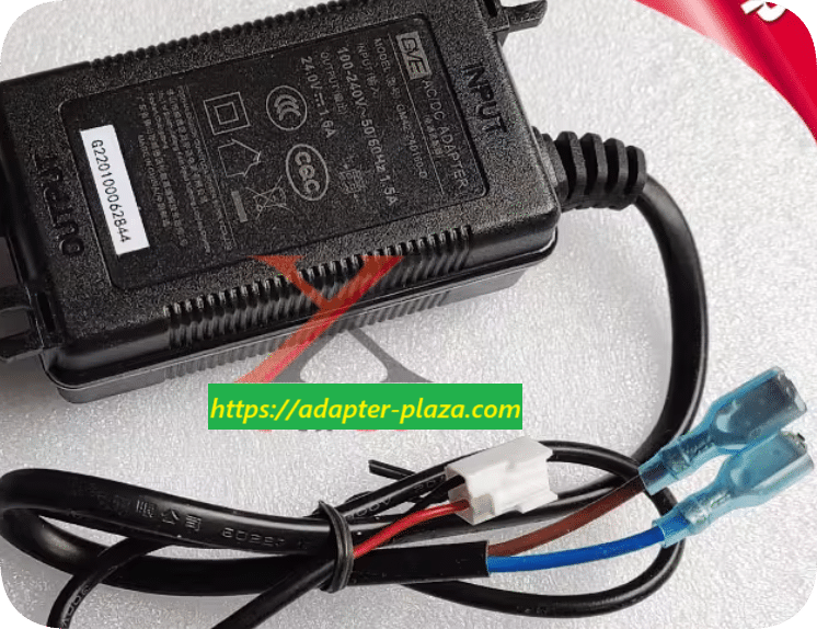 *Brand NEW*GVE 24V 1.6A Power Adapter with Wiring Type Spring-loaded White Terminal Interface Built-in Transfo
