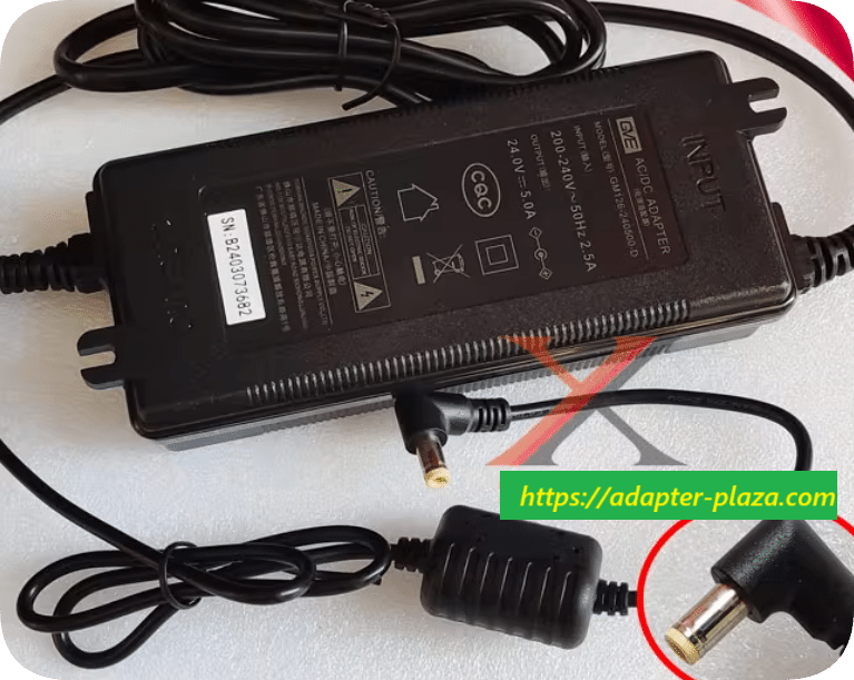 *Brand NEW*GVE 24.0V 5.0A Power Adapter GM126-240500-D /GM130-2400500-D Charging Cable 24V 5A Transformer