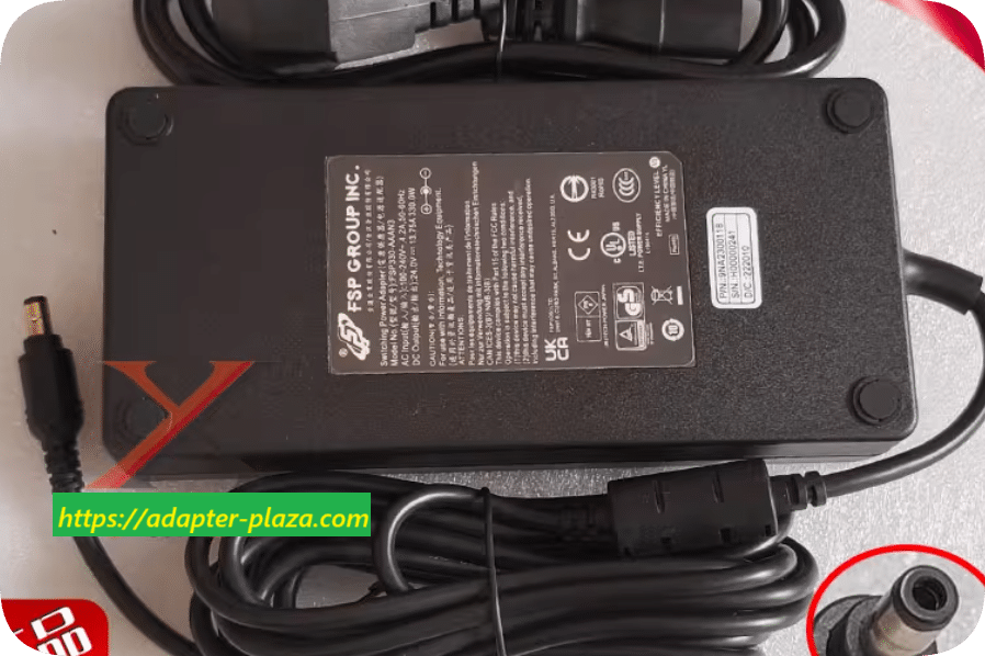 *Brand NEW*FSP 24V 13.75A power adapter FSP330-AAAN3 with round pin 5525 plug charging cable DC 24V 330W trans