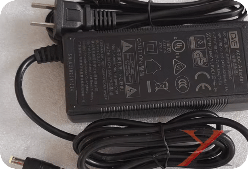 *Brand NEW*GVE 25.2V 3A /75.6W power adapter for power tools lithium battery round-pin DC plug charging cable
