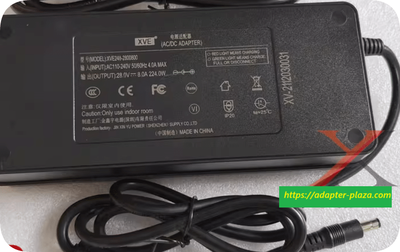 *Brand NEW*XVE Jinxinyu 28V 8A Power Adapter XVE248-2800800 Charging Cable 5.5*2.5 Round Mouth Transformer *Brand NEW*XVE Jinxinyu 28V 8A Power Adapter XVE248-2800800 Charging Cable 5.5*2.5 Round Mouth Transformer