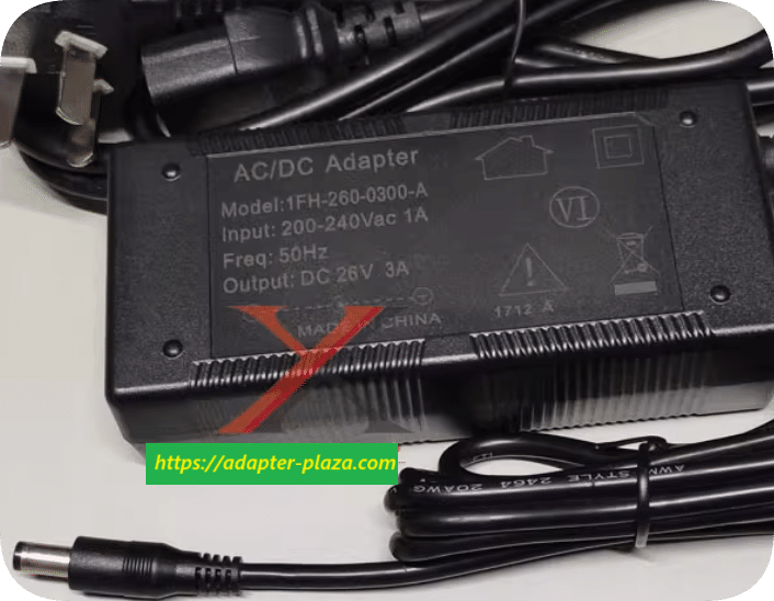 *Brand NEW*1FH-260-0300-A DC 26V 3000mA with 78W transformer supplied 26V 3A power adapter cable *Brand NEW*1FH-260-0300-A DC 26V 3000mA with 78W transformer supplied 26V 3A power adapter cable
