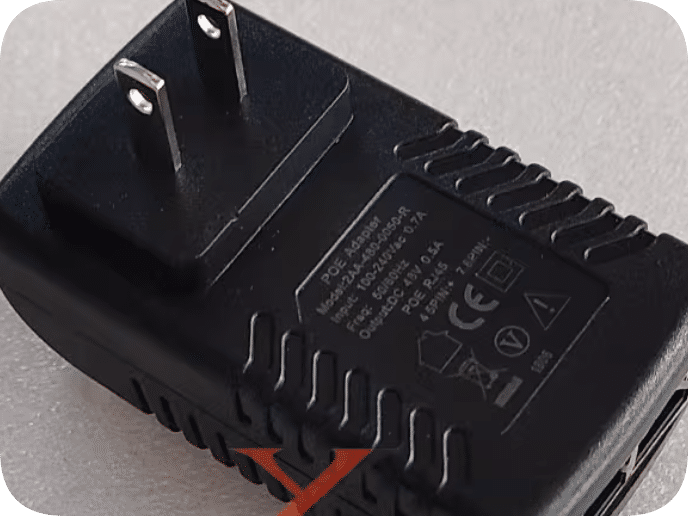 *Brand NEW*48V 0.5A power adapter 2AA-480-0050-R, network cable connector, PoE module, transformer supply