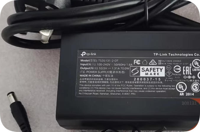 *Brand NEW* TP-LINK T535131-2-DT 53.5V 1.31A /70W AC ADAPTER Power Supply *Brand NEW* TP-LINK T535131-2-DT 53.5V 1.31A /70W AC ADAPTER Power Supply