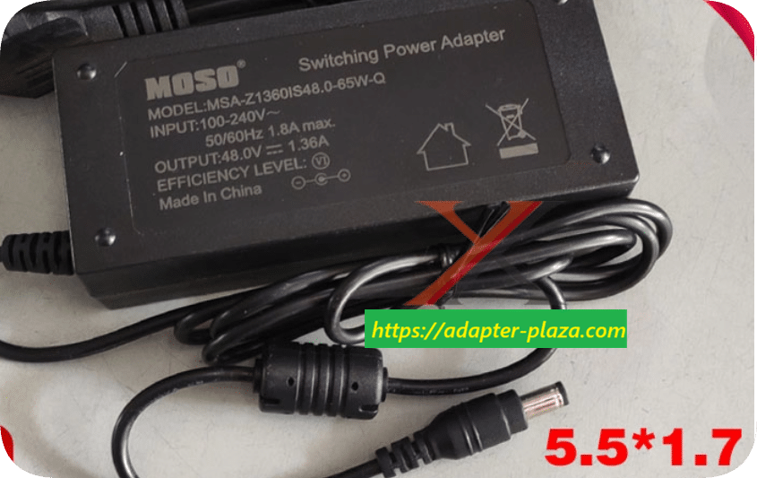 *Brand NEW*MOSO 48V 1.36A Power Adapter for Hikvision PoE Video Recorder Switch Charging Cable Transformer MSA *Brand NEW*MOSO 48V 1.36A Power Adapter for Hikvision PoE Video Recorder Switch Charging Cable Transformer MSA