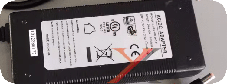 *Brand NEW* GVE Three-prong 48V 2A power adapter GM85-480200-F/GM85-480200/GM95-480200-F universal DC 48V 1.5A