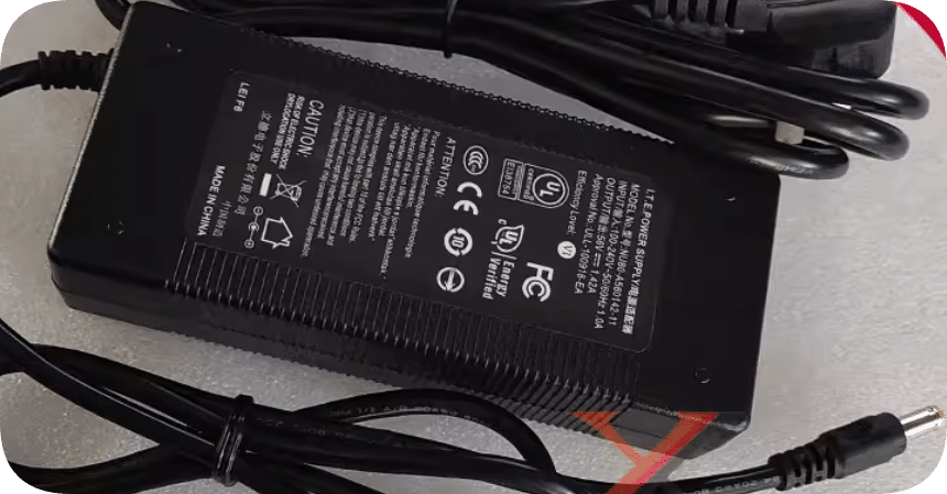 *Brand NEW* LEI DC 56V 1.42A power adapter NU80-A560142-11 universal charging cable round plug transformer
