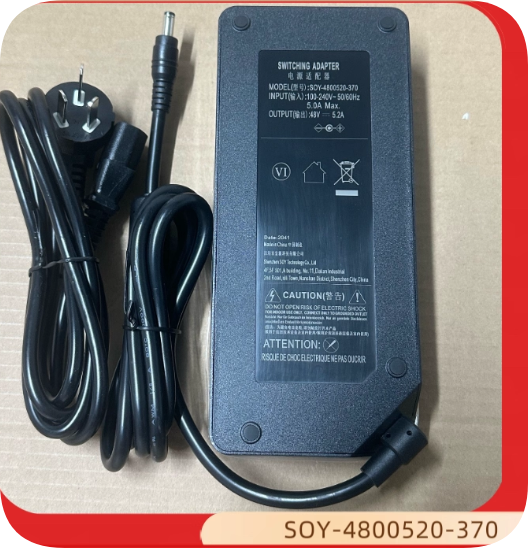 *Brand NEW*SOY-4800520-370 Power Adapter 48V 5.2A Round Port 5525mm Power Transformer Charger *Brand NEW*SOY-4800520-370 Power Adapter 48V 5.2A Round Port 5525mm Power Transformer Charger