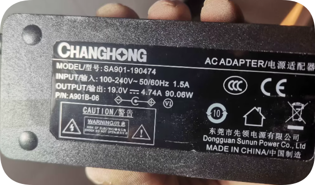 *Brand NEW*CHANGHONG SA901-190474 Power Adapter 19V 4.74A 90W Projector/Laptop Charger Cable *Brand NEW*CHANGHONG SA901-190474 Power Adapter 19V 4.74A 90W Projector/Laptop Charger Cable