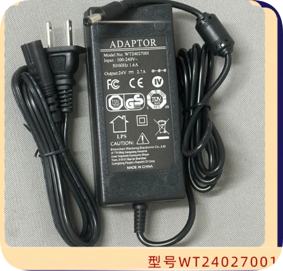*Brand NEW*WT24027001 Wintone Power Adapter 24V 2.7A Round Pin 5.5*2.1mm Charger Cable Transformer Cable *Brand NEW*WT24027001 Wintone Power Adapter 24V 2.7A Round Pin 5.5*2.1mm Charger Cable Transformer Cable
