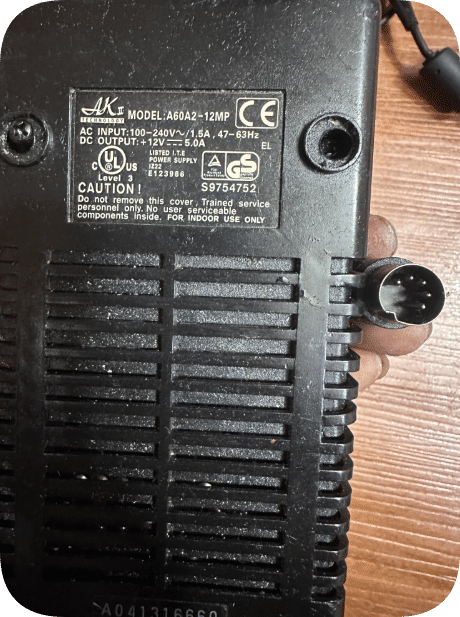 *Brand NEW*A60A2-12MP Power Adapter 12V 5A Transformer + 12V 5.0A Charger, 12V 5A 5-Pin 5-Hole Core