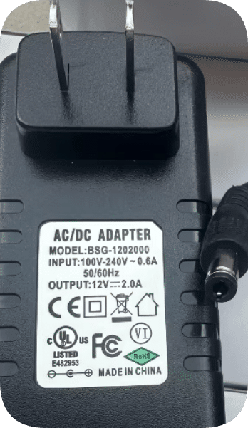 *Brand NEW*BSG-1202000 NESO Rongzhida 7CS Monitor Cable LCD Monitor 12V 2A Power Adapter MODEL: SW-025
