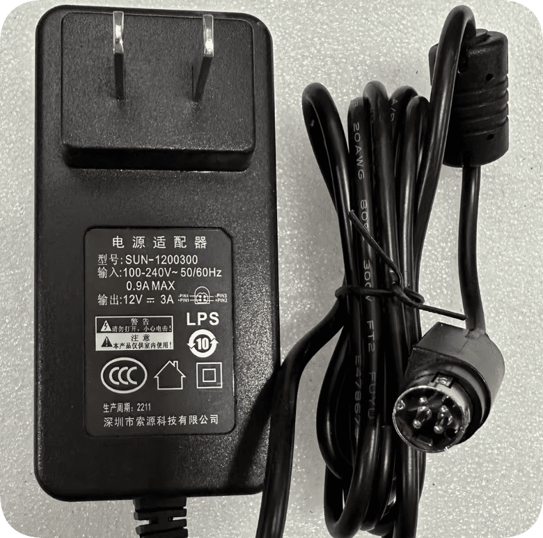 *Brand NEW* DC-816-1202500 DC-625-1225 LCD Monitor 12V 3A Power Adapter Transformer Cable SUN-1200300 Power Su