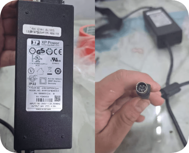 *Brand NEW*Compatible with XP Power Power Adapter 24V 4.16A 4-pin/4-hole charger cable AHM100PS24C2-A