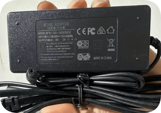 *Brand NEW*Original 18V 2A power adapter QS-1802000Z transformer cable 18V 2.0A power cord charger cable